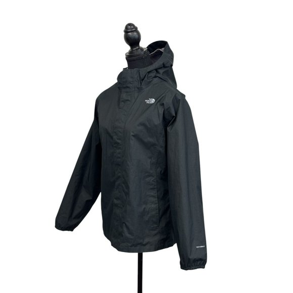 North Face Navy Rain Shell Jacket with Hood | Size Girls XL | Lightweight - Picture 2 of 6